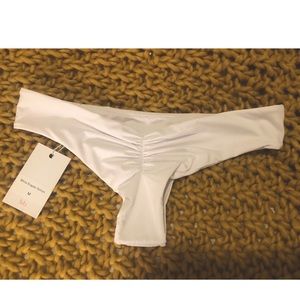 Midori White Brayden Bikini Bottom NWT